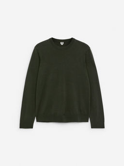 Jersey de punto fino en lana merino
