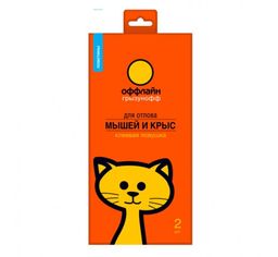 Клеевая ловушка-пластина "Грызунофф оффлайн" от грызунов 2шт.