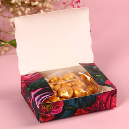 Подарочный набор Ты совершенна: крем-мёд с клубникой и хлопком 30 г ? 2 шт., арахис в шоколадной глазури 70 г, чай чёрный с тропическими фруктами 50 г, ложка - Фабрика счастья фото 5