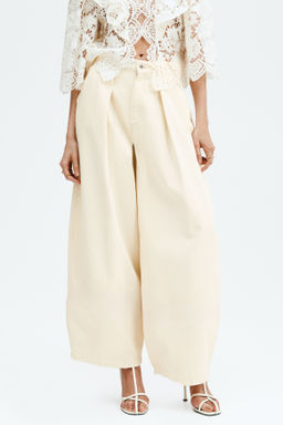 Barrel Leg Regular Waist Jeans - H&m фото 7