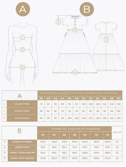 Хлопковое платье с ярусами 100% хлопок