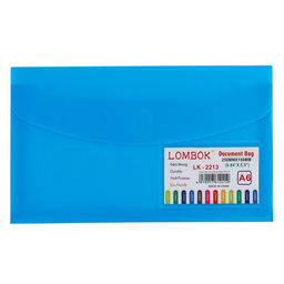 Цена за 12 шт. Папка-конверт на липучке А65, 180 мкр, с расширением, карман для визиток, МИКС - Simaland фото 4