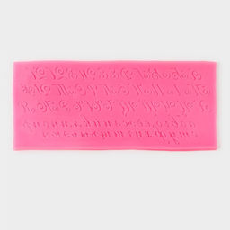Молд Алфавит русский. Пропись, силикон, 23.5?10 см, розовый