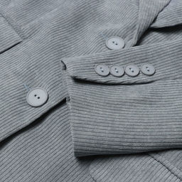 Пиджак женский MIST Velvet, размер 42-44 (S-M), серый