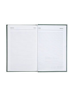 Ежедневник датированный Calligrata, А5, 2026, твёрдая обложка из бумвинила, 168 листов, тёмно-зелёный