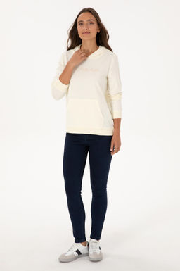 Kad_n BEYAZ Sweatshirt Sepette S_rpriz _ndirim - U.s. polo assn фото 4