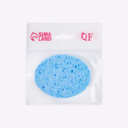 Цена за 3 шт. Спонж для умывания «Овал малый», 8,5 × 6,5 см, цвет МИКС