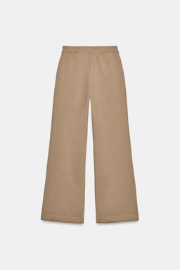 WIDE-LEG PLUSH TROUSERS - Zara фото 8