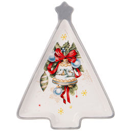 БЛЮДО AGNESS С НОВЫМ ГОДОМ! В ФОРМЕ ЕЛКИ 26*20*3 СМ