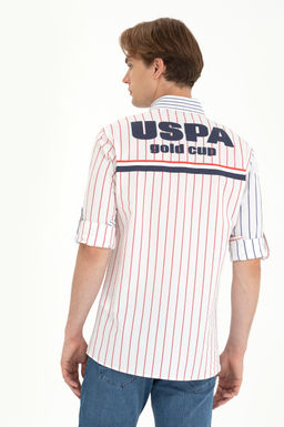 U. S. Polo Assn Мужская темно-синяя рубашка с длинным рукавом - U.s. polo assn фото 19