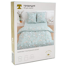 КПБ Традиция, евро, поплин, 100% хлопок, пл. 110 гр./кв.м., Иммортели Пододеяльник 205*217, простыня 217*240, наволочка 70*70 (2 шт.)  фото 10