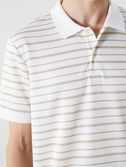 Polo Yaka ?izgili Erkek Ti??rt