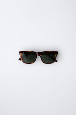 GAFAS DE SOL PASTA RECTANGULAR / Marr?n