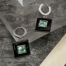 Серьги из муранского стекла MATRIX - Vloes фото 4