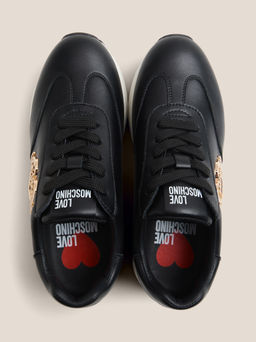 Женские кроссовки LOVE MOSCHINO DAILY RUNNING Артикул 4562781, черный  фото 4