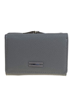 Женский кошелёк из искусственной кожи, цвет серый
