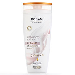 Гель для душа женский с пантенолом, 250 мл, аромат нежности шёлка, BONAMI