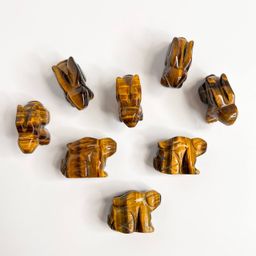 Кролик резной из Тигрового глаза - Радуга самоцветов фото 2