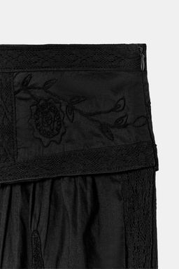 PANTAL?N BOMBACHO BORDADOS ZW COLLECTION / Negro - Zara фото 8