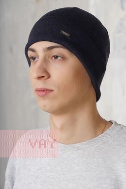 Шапка мужская 192-8500. 769 м.асфальт