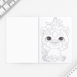 Цена за 2 шт. Подарочный набор, блокнот А6, 32 листа, наклейки, магнитные закладки «Для тех, у кого лапки»