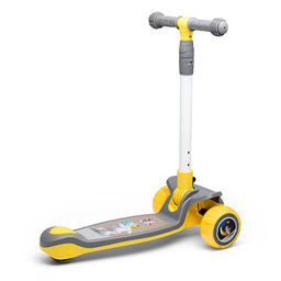 Самокат 3-х кол., желтый, PU, в коробке