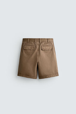 BERMUDA LAVADO EFECTO VINTAGE / Marr?n claro - Zara фото 7