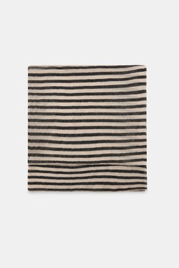 100% WOOL STRIPED SCARF