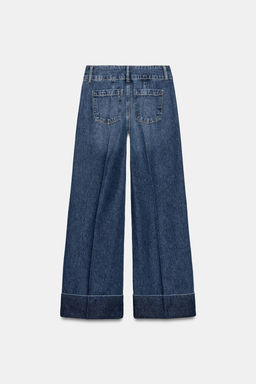 JEANS Z1975 STRAIGHT LOW-RISE TURN-UP HEMS - Zara фото 21