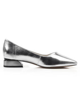 06-728-2MT GREY/SILVER Туфли женские (натуральная кожа)