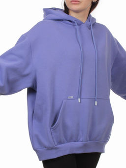 2610 VIOLET Толстовка женская (85% хлопок, 10% полиэстер, 5% спандекс) - Fashion фото 3