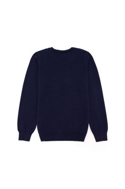 U. S. Polo Assn Темно-синий трикотажный свитер с круглым вырезом для мальчика - U.s. polo assn фото 3