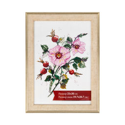 Рамка "Gamma" ПРК-23 21 х 30 см пластик. с оргстеклом бежевый