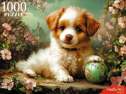 Puzzle 1000 элементов "Игривый щенок" (П1000-8274)