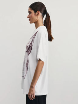 Футболка с принтом / Zarina  фото 4