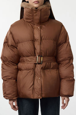 TRENDYOLMILLA Siyah Oversize Yakas? Pelus Detayl? Sisme Mont TWOAW25MO00318  фото 4