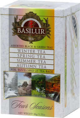 BASILUR. Four Seasons. Ассорти карт.упаковка, 25 пак.