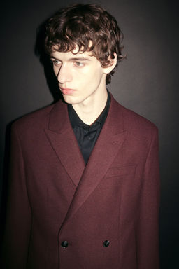 Americana de doble botonadura Regular Fit