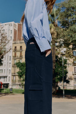 CARGO TROUSERS WITH BELT - Zara фото 4