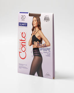 Колготки корректирующие CONTE Slimfit 20 Колготки с широким моделирующим поясом Lycra® shade - Conte elegant фото 4