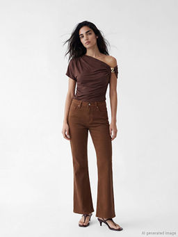 Flare Kad?n Jean Pantolon