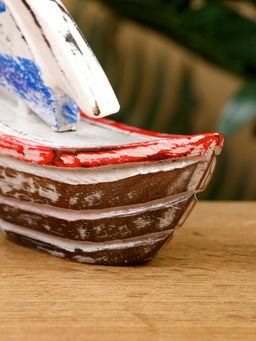 Сувенир «Кораблик», 14×5×14 см, дерево