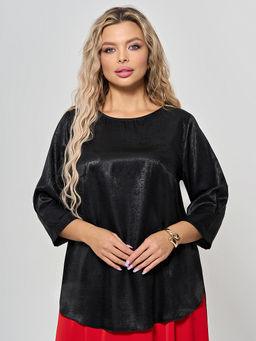 Блузка 0220-1а черный каменный - Aquarell фото 50