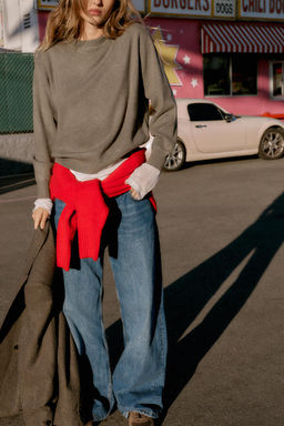 PLAIN KNIT JUMPER - Zara фото 24