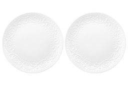Набор тарелок для закуски 2 пр. 27*27*2 см "Ажур" NEW BONE CHINA