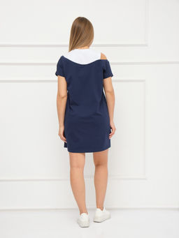 Платье женское Мирэль со стразами т.синий