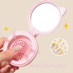 Расческа с зеркальцем Кошечка - Купи слона фото 2