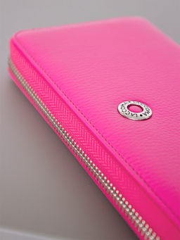 LACCOMA кошелек LA-1073-фуксия натуральная кожа  фото 5