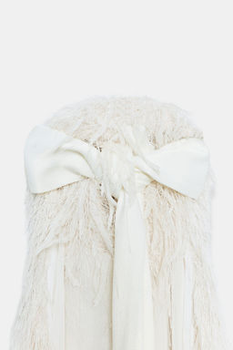 VESTIDO HALTER ZW COLLECTION / Blanco - Zara фото 10