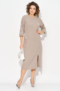 Платье Liliana 1485 капучино фото 8